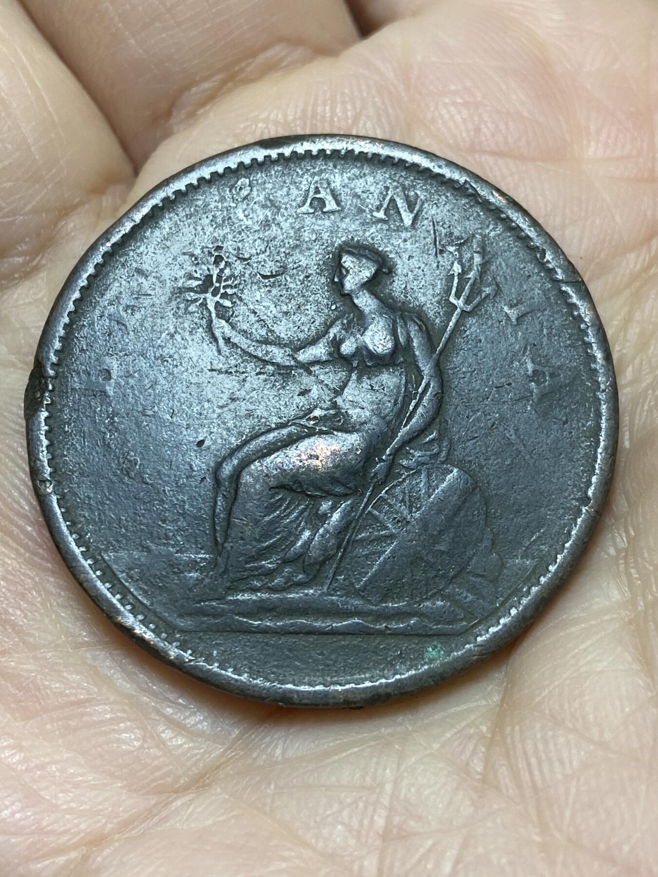 2025年第一百二十六场(总第一百五十二场）外国好品散币(免佣金) 英国🇬🇧1806年1便士(乔治三世时期)