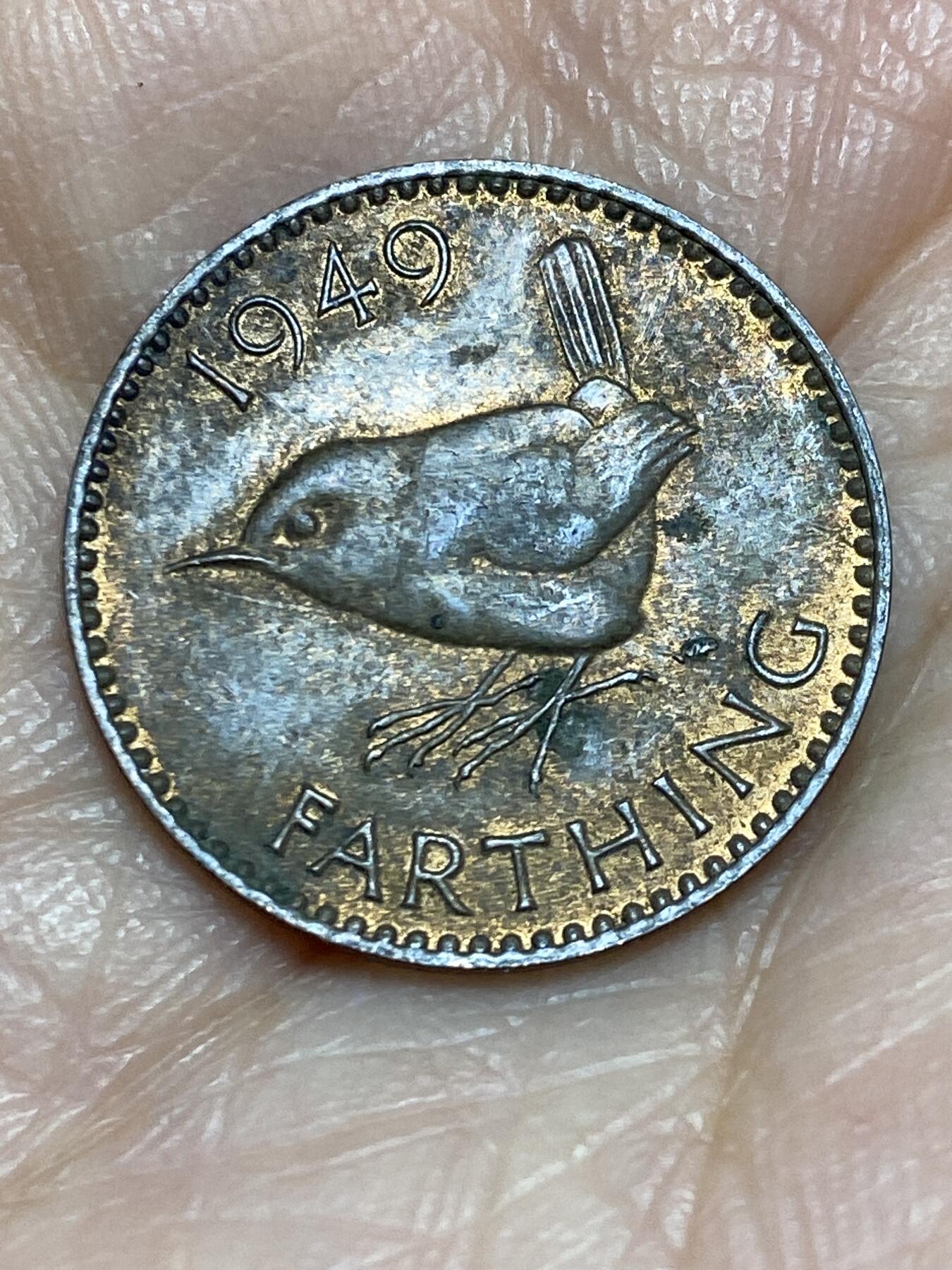 2025年第一百二十五场(总第一百五十一场）外国好品散币(免佣金) 英国🇬🇧1949年1法新(乔治六世第二版，首发年)