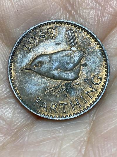 2025年第一百二十五场(总第一百五十一场）外国好品散币(免佣金) - 英国🇬🇧1949年1法新(乔治六世第二版，首发年)