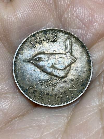 2025年第一百二十五场(总第一百五十一场）外国好品散币(免佣金) - 英国🇬🇧1942年1法新(乔治六世第一版)