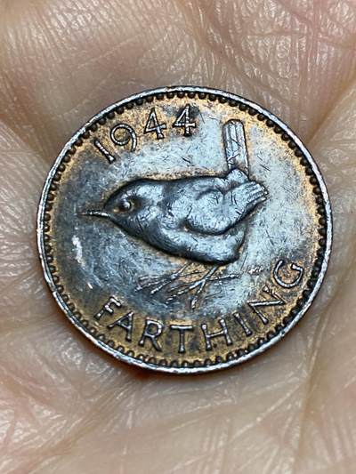 2025年第一百二十五场(总第一百五十一场）外国好品散币(免佣金) - 英国🇬🇧1944年1法新(乔治六世第一版)