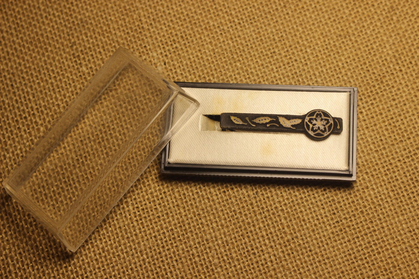 2025.11.13日系杂货小拍卖 陆自干候校纪念领带夹，库存品相