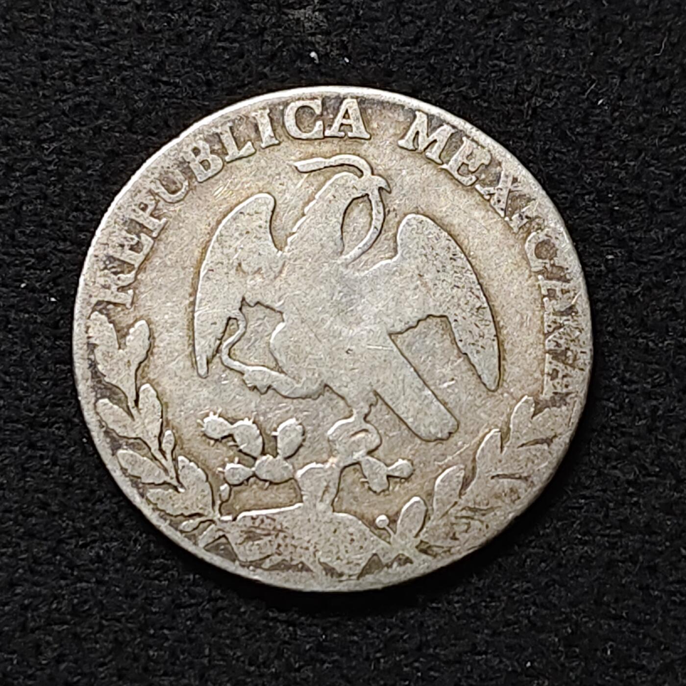 【全场包邮】纯粹捡漏拍476场（免费代拍第13场）调整中 墨西哥1868年2瑞尔银币