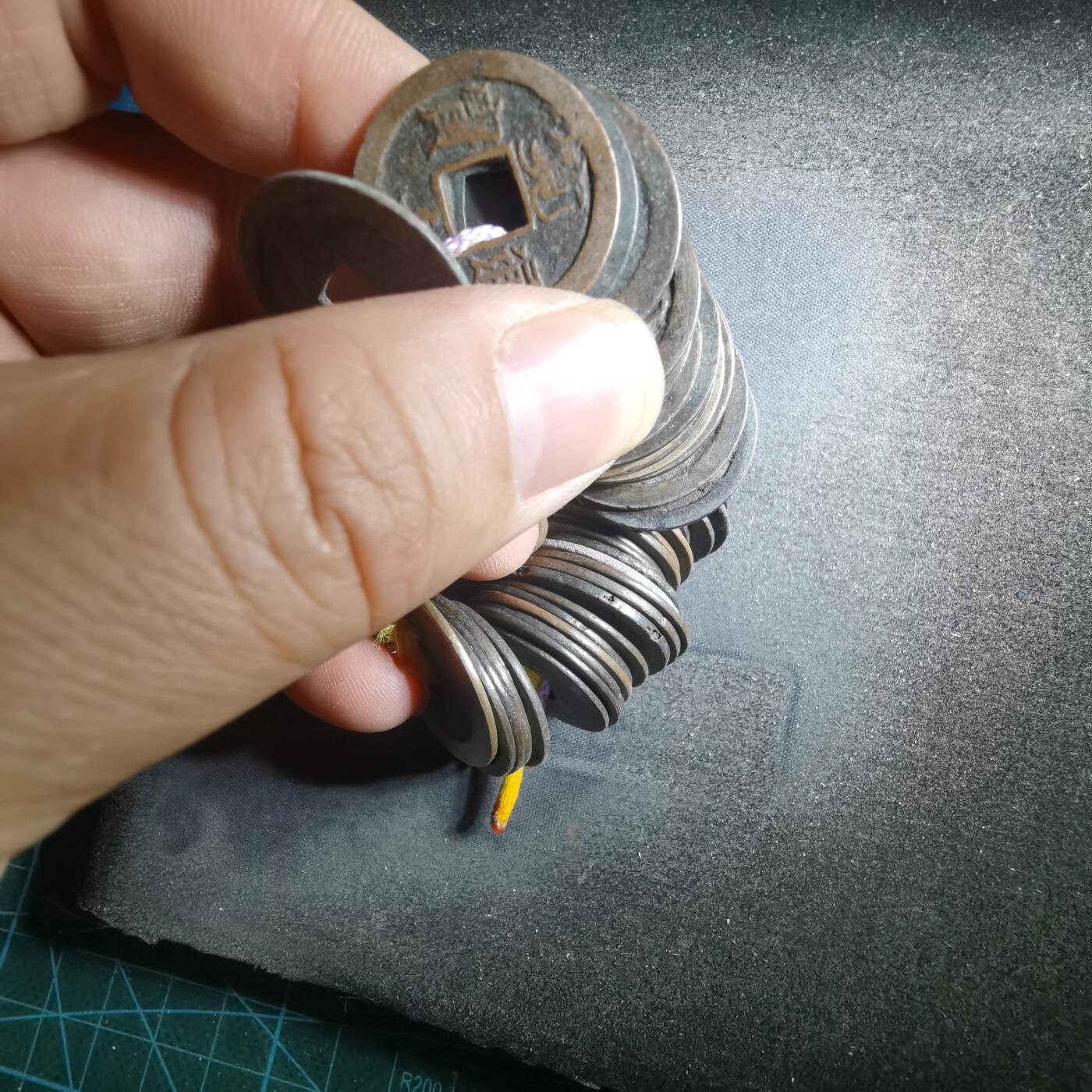 沼泽如烟--第895场 铜钱一串基本都是宽永，背元  背佐 光背 古宽等