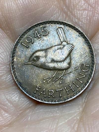 2025年第一百二十五场(总第一百五十一场）外国好品散币(免佣金) - 英国🇬🇧1945年1法新(乔治六世第一版)