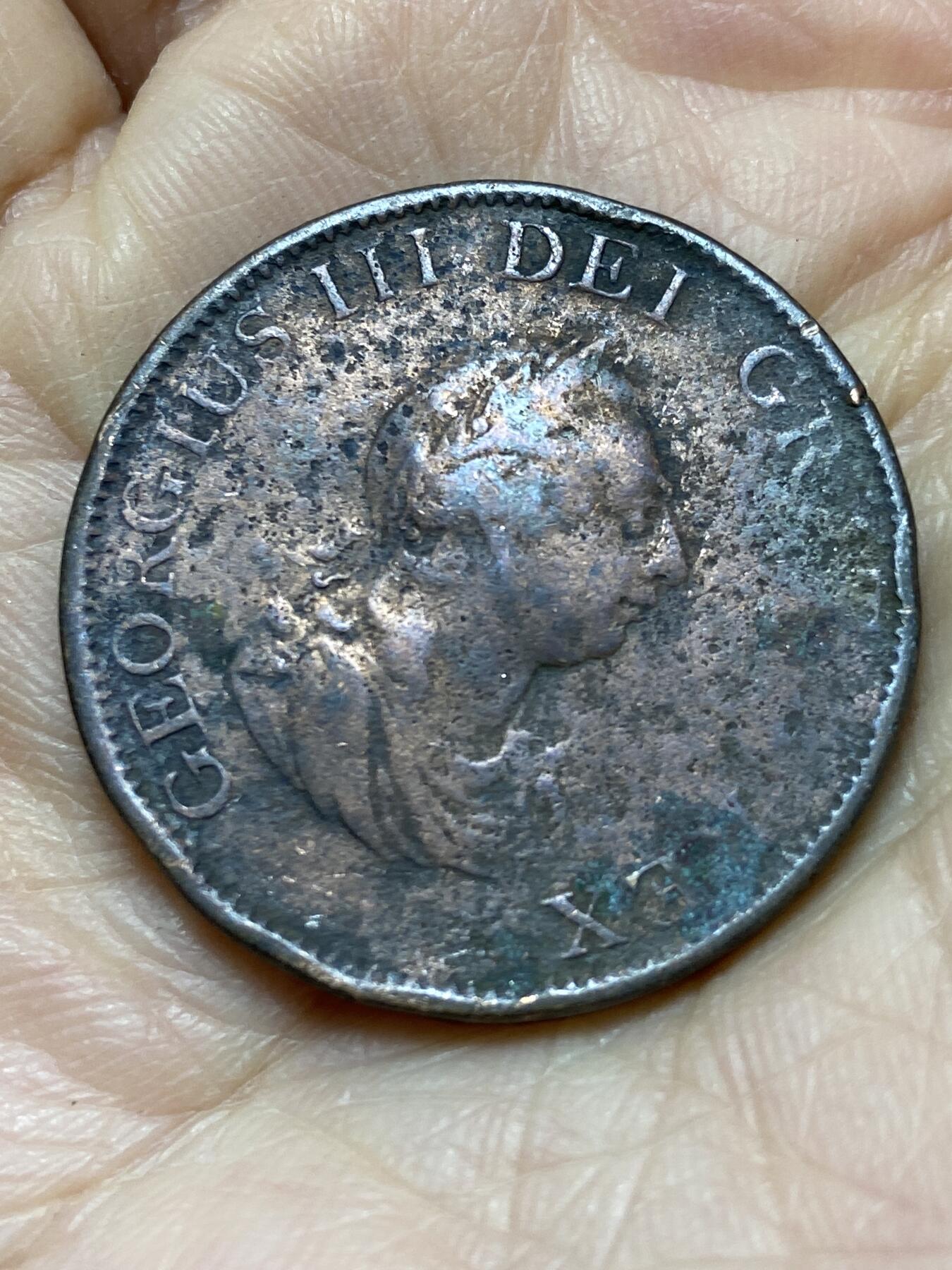 2025年第一百二十六场(总第一百五十二场）外国好品散币(免佣金) 流通好品–英国🇬🇧1799年半便士(乔治三世时期)