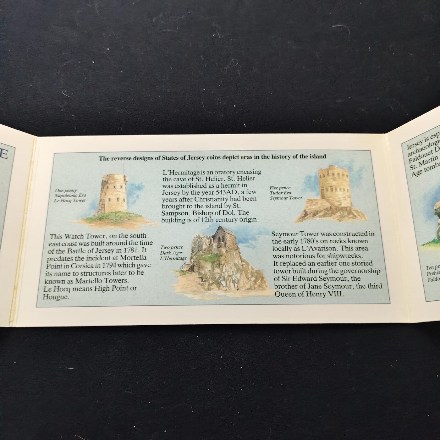 【全场包邮】纯粹捡漏拍477场（免费代拍第14场）调整中 【少见】泽西1992年官方套币-含1元赫伯号帆船-量6000