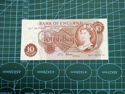 【炜奕收藏】，第五十期 - 英国C序列10先令，UNC品相