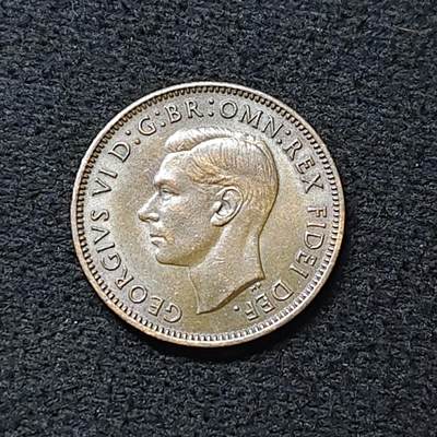 【全场包邮】纯粹捡漏拍476场（免费代拍第13场）调整中 - 英国1951年乔治六世1法新铜币