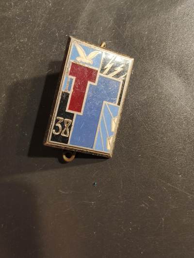 老王徽章第162期 - 法国陆军第38通信团证章 