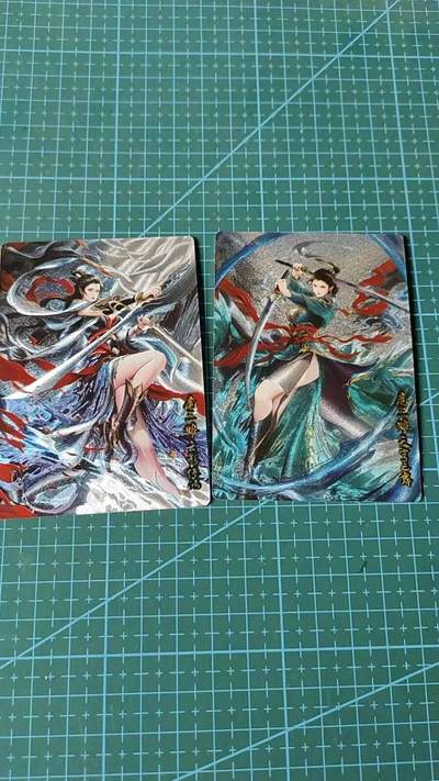 龙虎卡牌第六三场 （无佣金，周六结拍，欢迎送拍） - 粗闪卡 奇点卡牌 盲包卡  02天穹之舞扈三娘 03云影惊鸿扈三娘