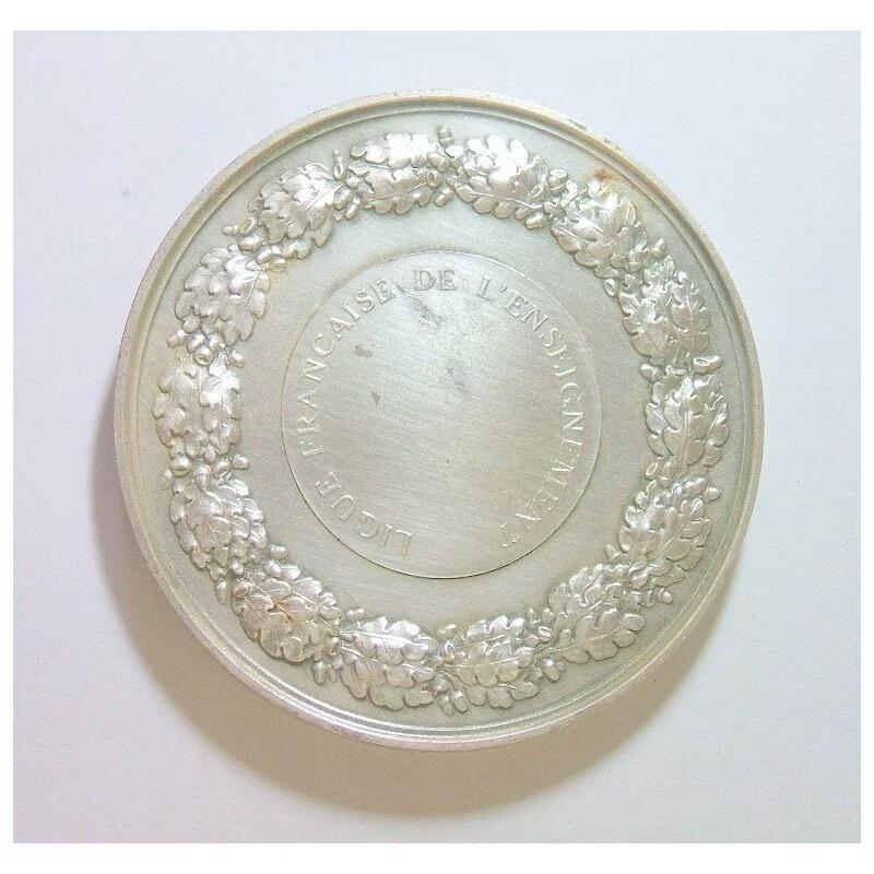 【艺术】法国艺术大章 女神玛丽安娜坐像高浮雕精制超大镀银章 60MM 100克