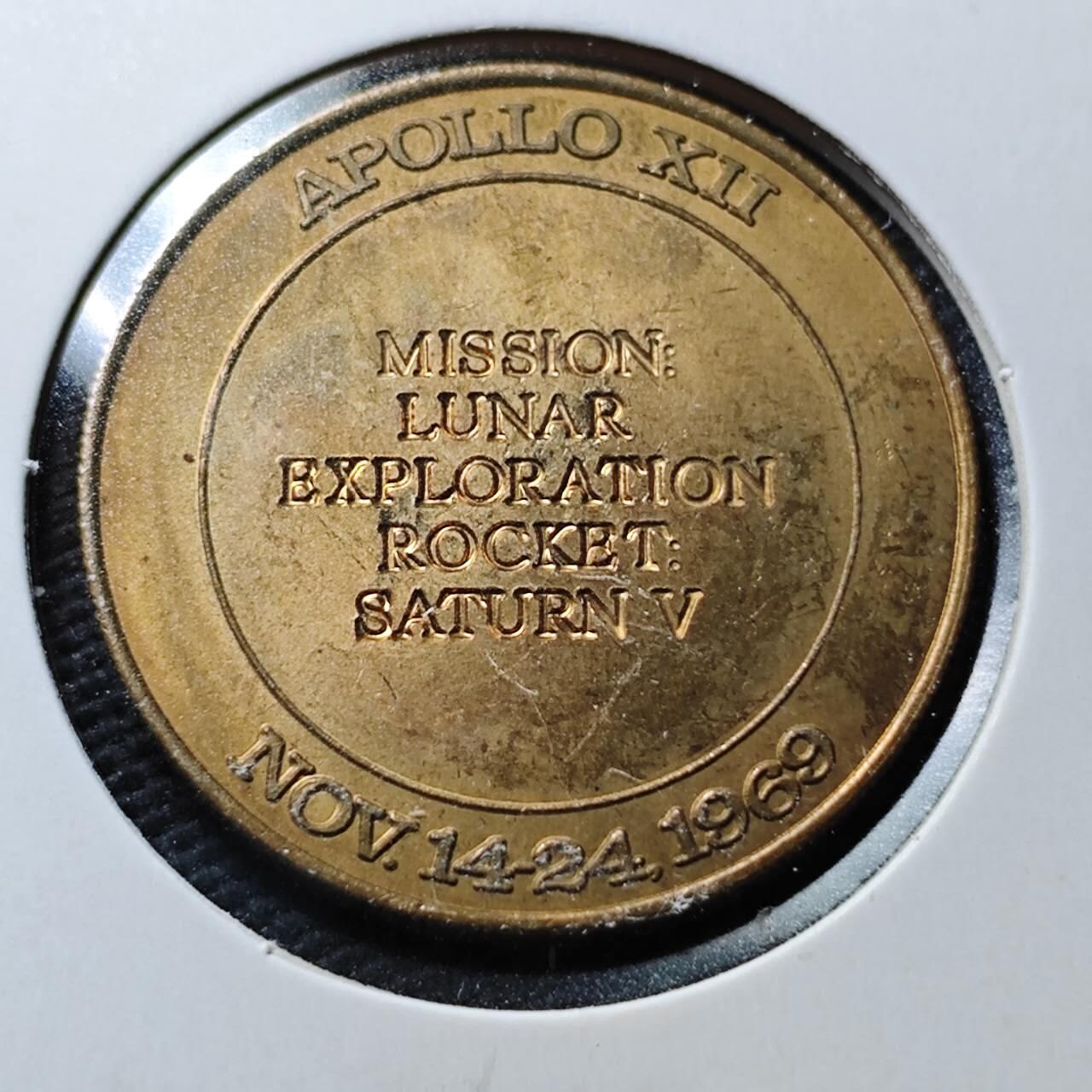 KK钱币收藏小铺  第367场  2月预留时间 周末发货  美国航天纪念章