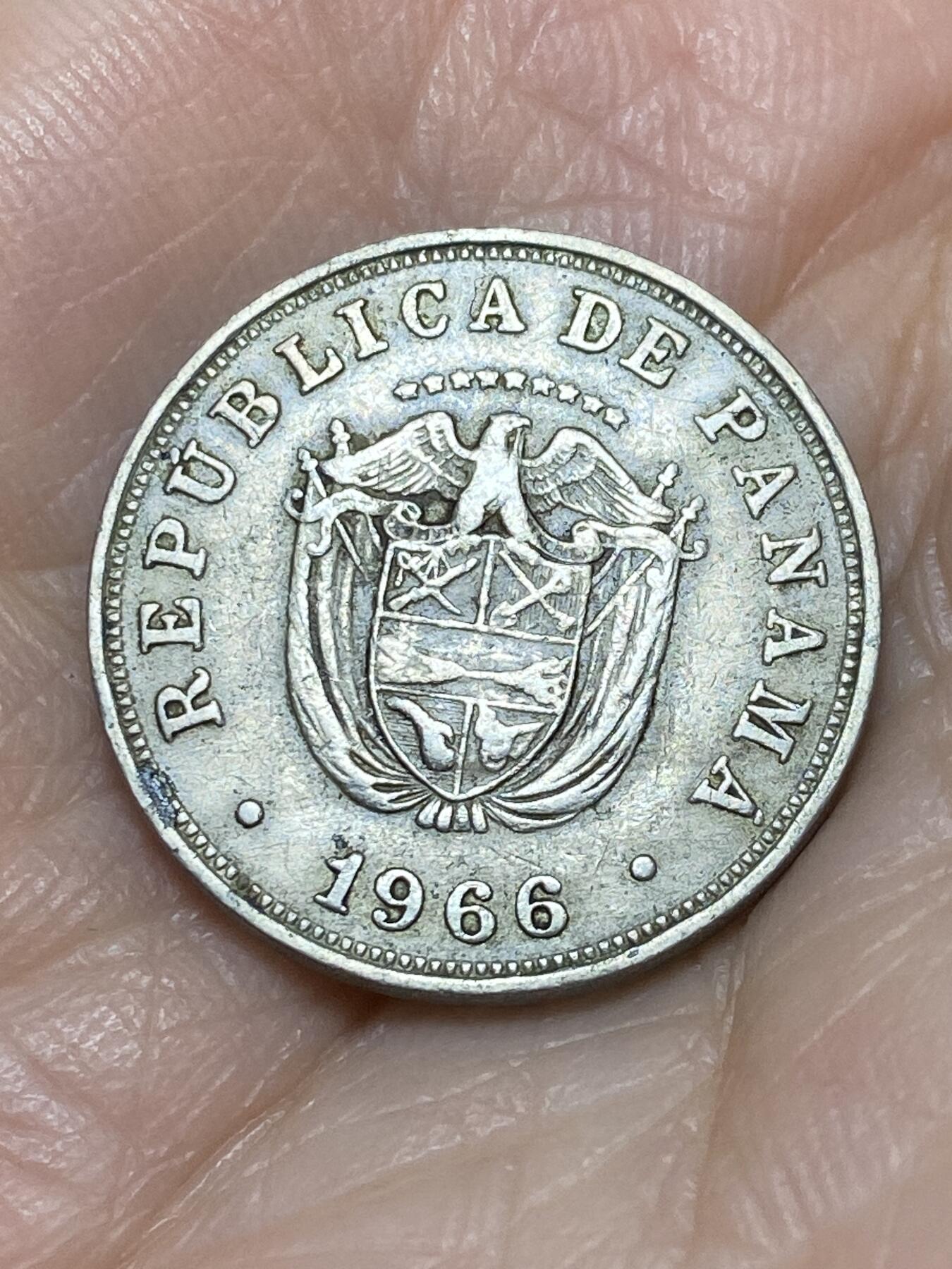 2025年第一百二十六场(总第一百五十二场）外国好品散币(免佣金) 巴拿马🇵🇦1966年5分