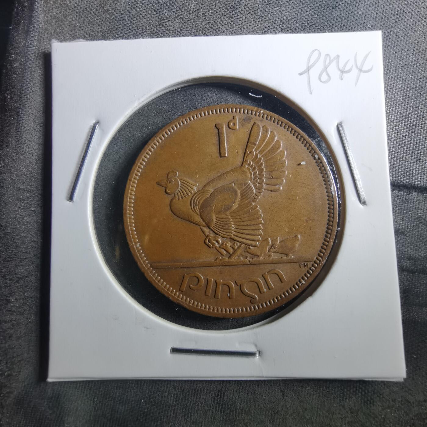 沼泽如烟--第898场 爱尔兰1963年1便士