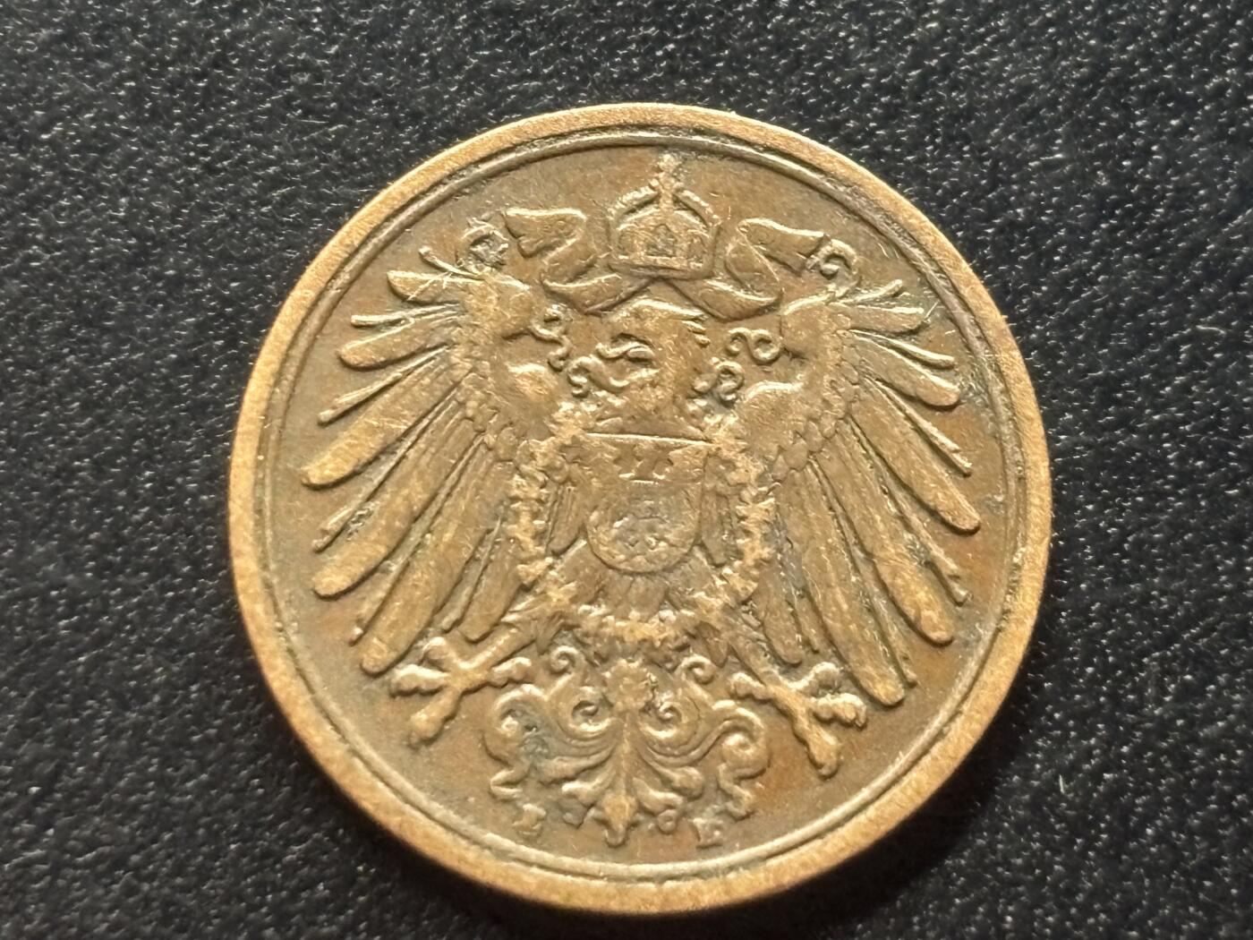 邮泉阁限时拍卖第三十五场 德国硬币专场（硬币在国外。请付邮费6元。） 德意志帝国1911年1芬尼E版