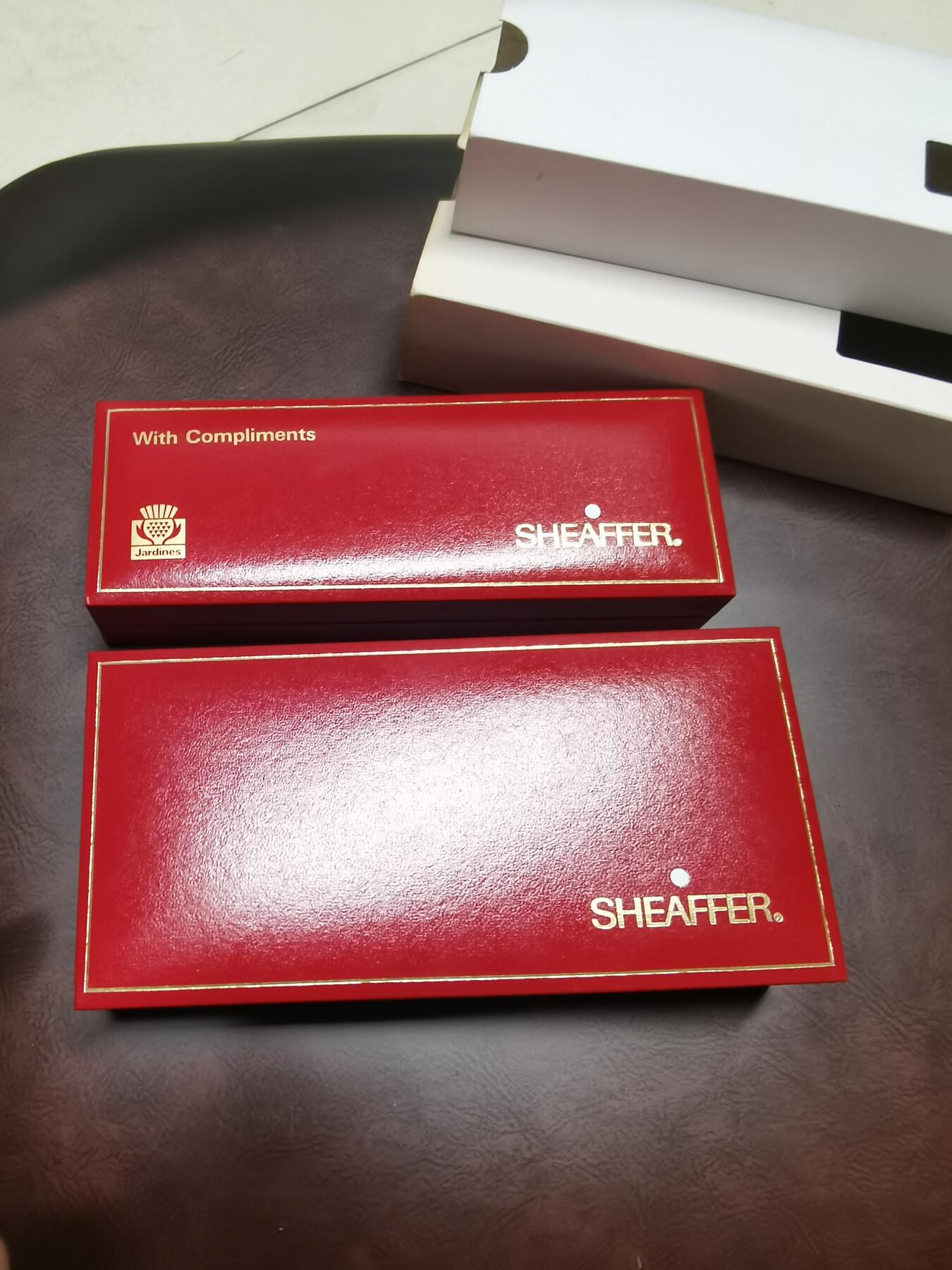 犀飞利金笔一对套装原盒