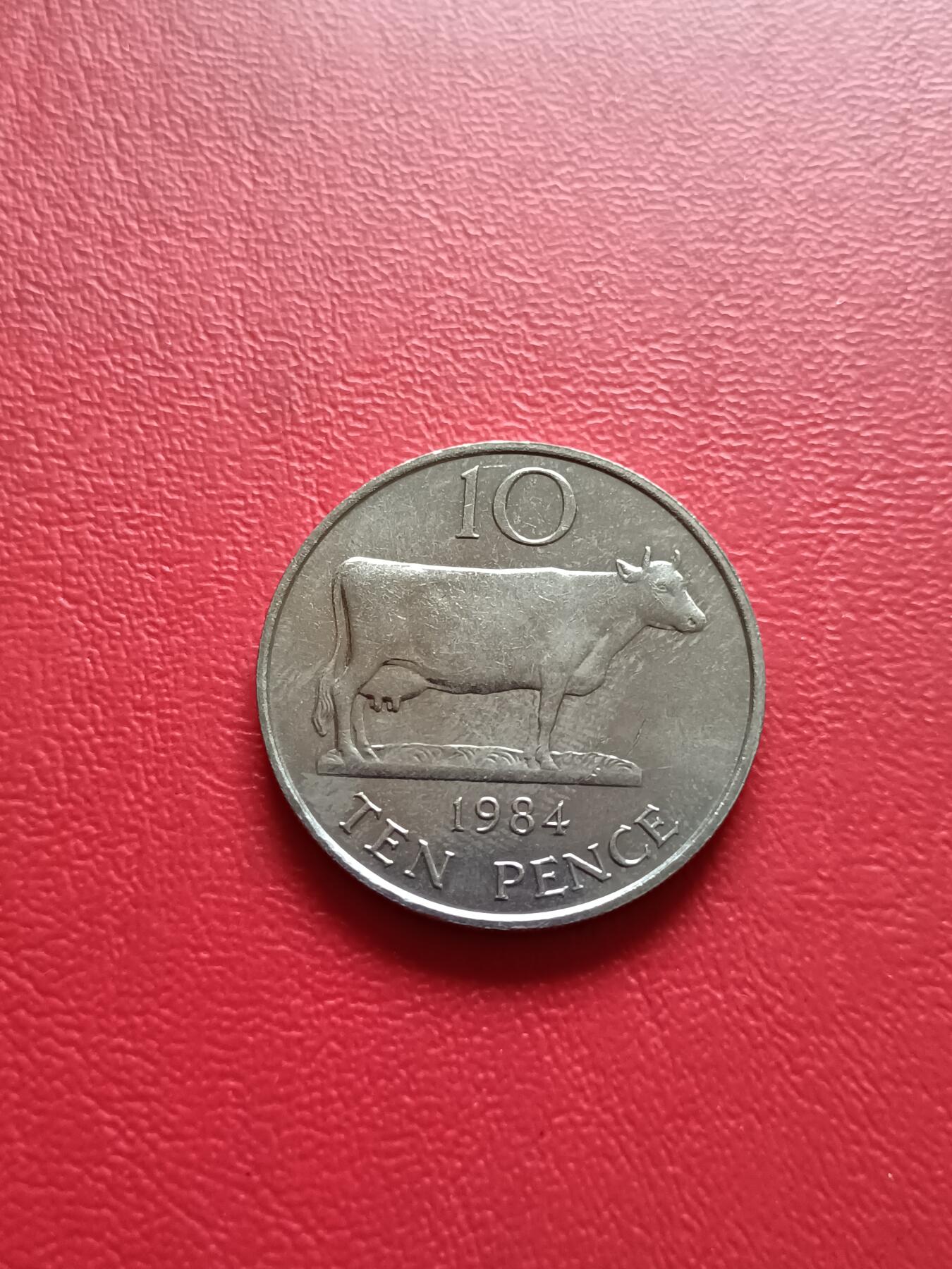 【云涧收藏】第七十八场 根西1984年10便士