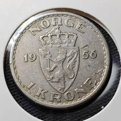 KK钱币收藏小铺  第367场  2月预留时间 周末发货 -  1956挪威1克朗