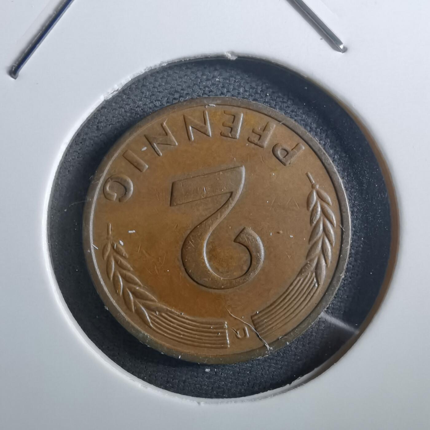 沼泽如烟--第897场 德国1965年2芬尼