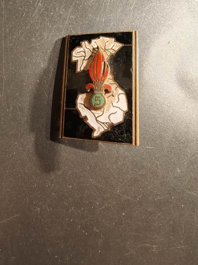 老王徽章第162期 -  法国外籍军团第5步兵团      该团于第三共和国时期创建，其历史以参与第二次世界大战、印度支那战争和阿尔及利亚战争为标志。 