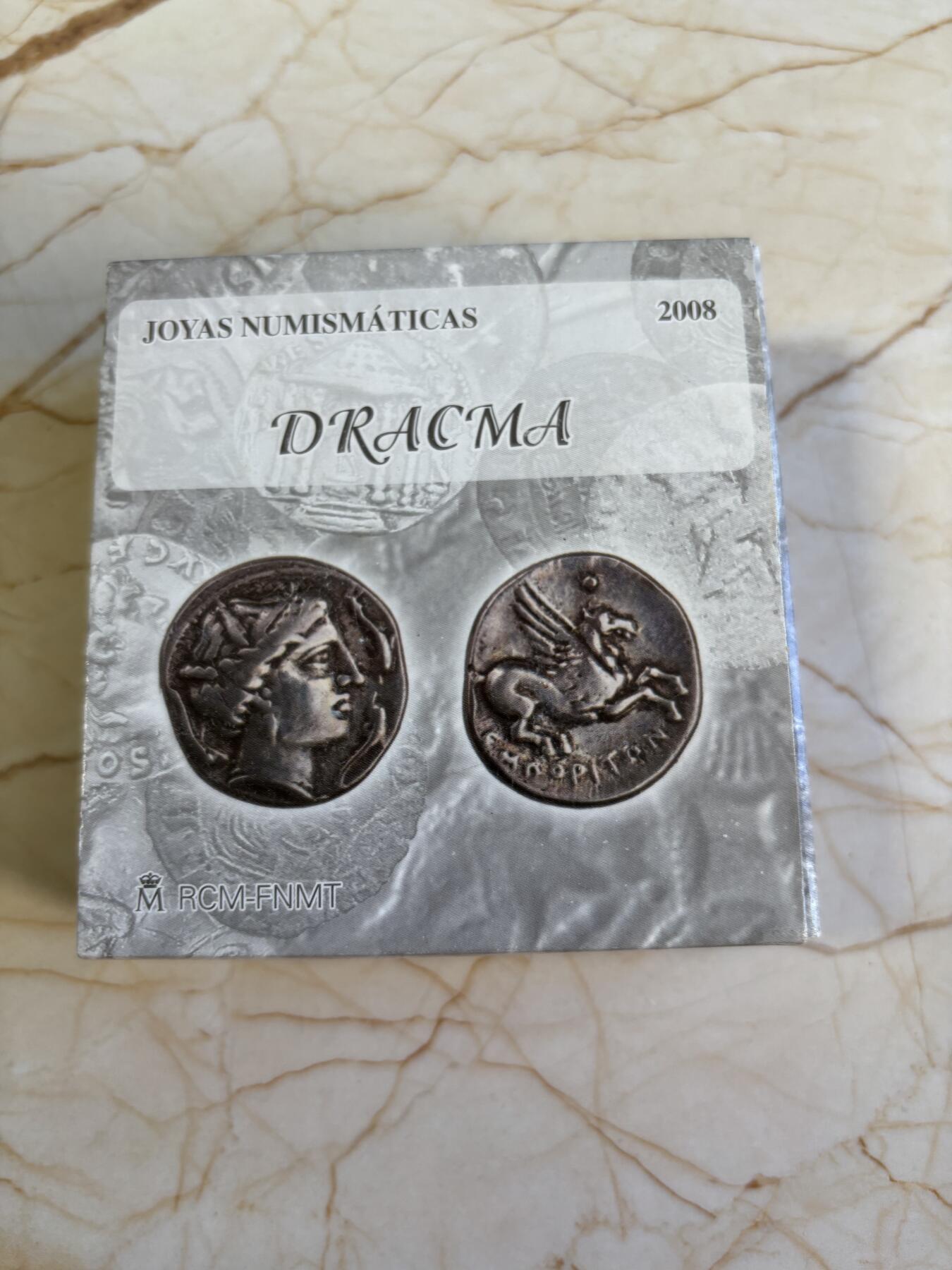 第181期拍卖 西班牙2008年货币珍宝系列精制纪念银币，925银，27克，发行12000枚，