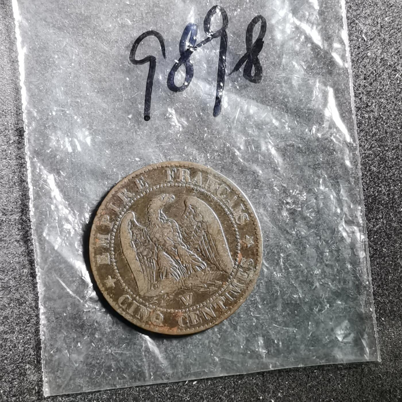 沼泽如烟--第898场 法国1854年五分拿三五分