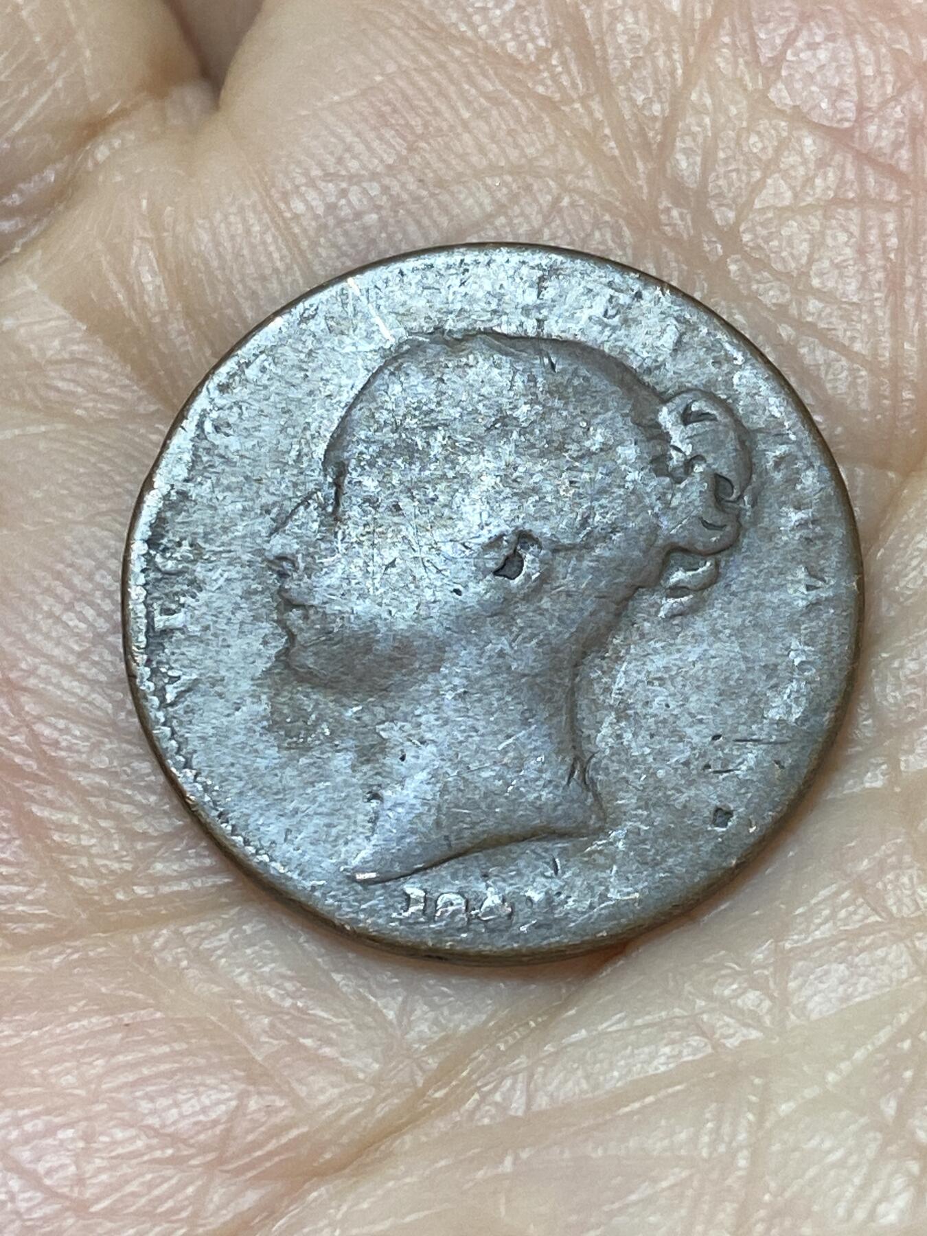 2025年第一百二十六场(总第一百五十二场）外国好品散币(免佣金) 英国🇬🇧1841年1法新(维多利亚女王青年时期)