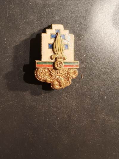 老王徽章第162期 -  法国外籍军团第13步兵半旅证章
