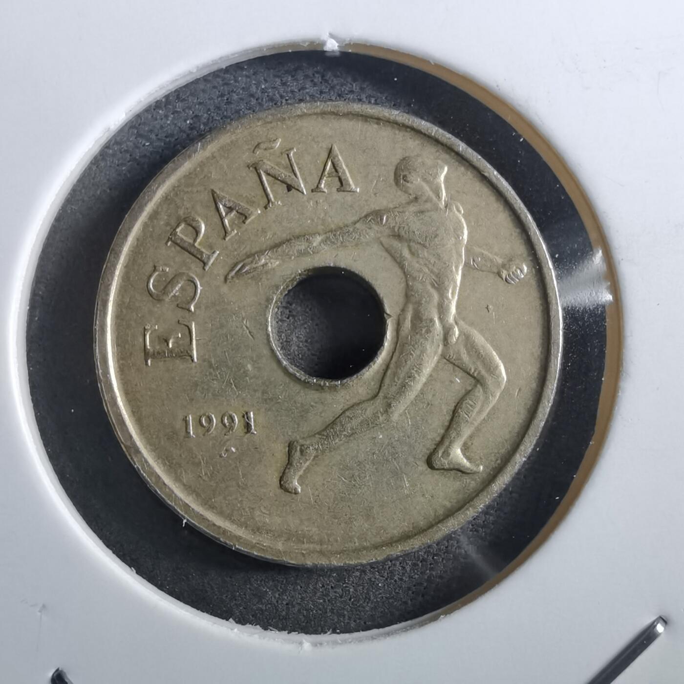 沼泽如烟--第897场 西班牙1991年25比塞塔