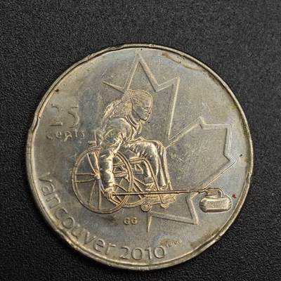 【淘币小摊】实时拍第七百九十三拍   散币场   满百包邮可预留二周 每周一统一发货   - 加拿大2007年25分纪念币