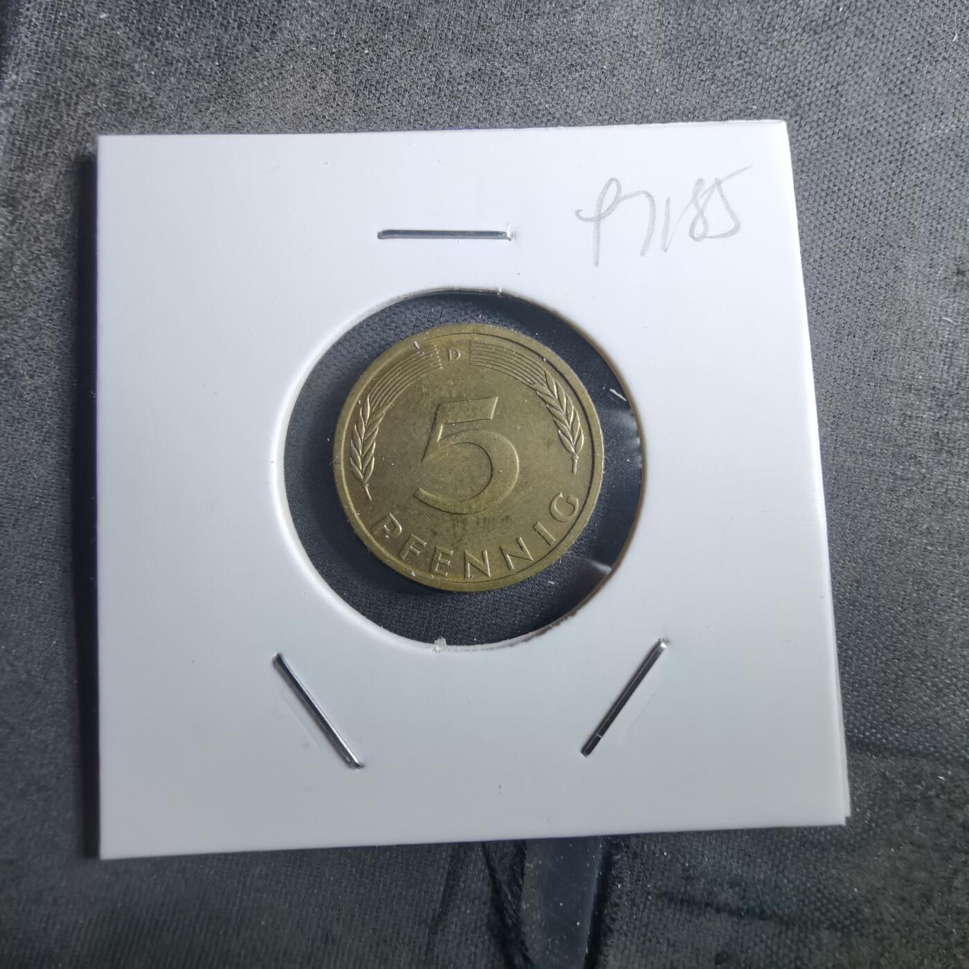 沼泽如烟--第897场 德国1972年5芬尼