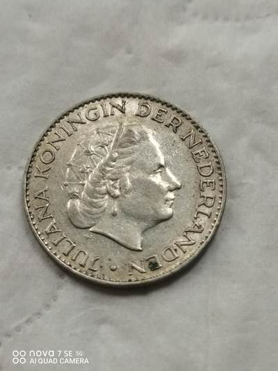 银币 - 57年荷兰一盾银币