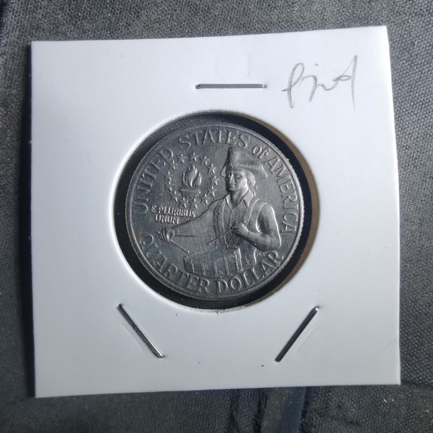 沼泽如烟--第897场 美国1976年25分纪念币