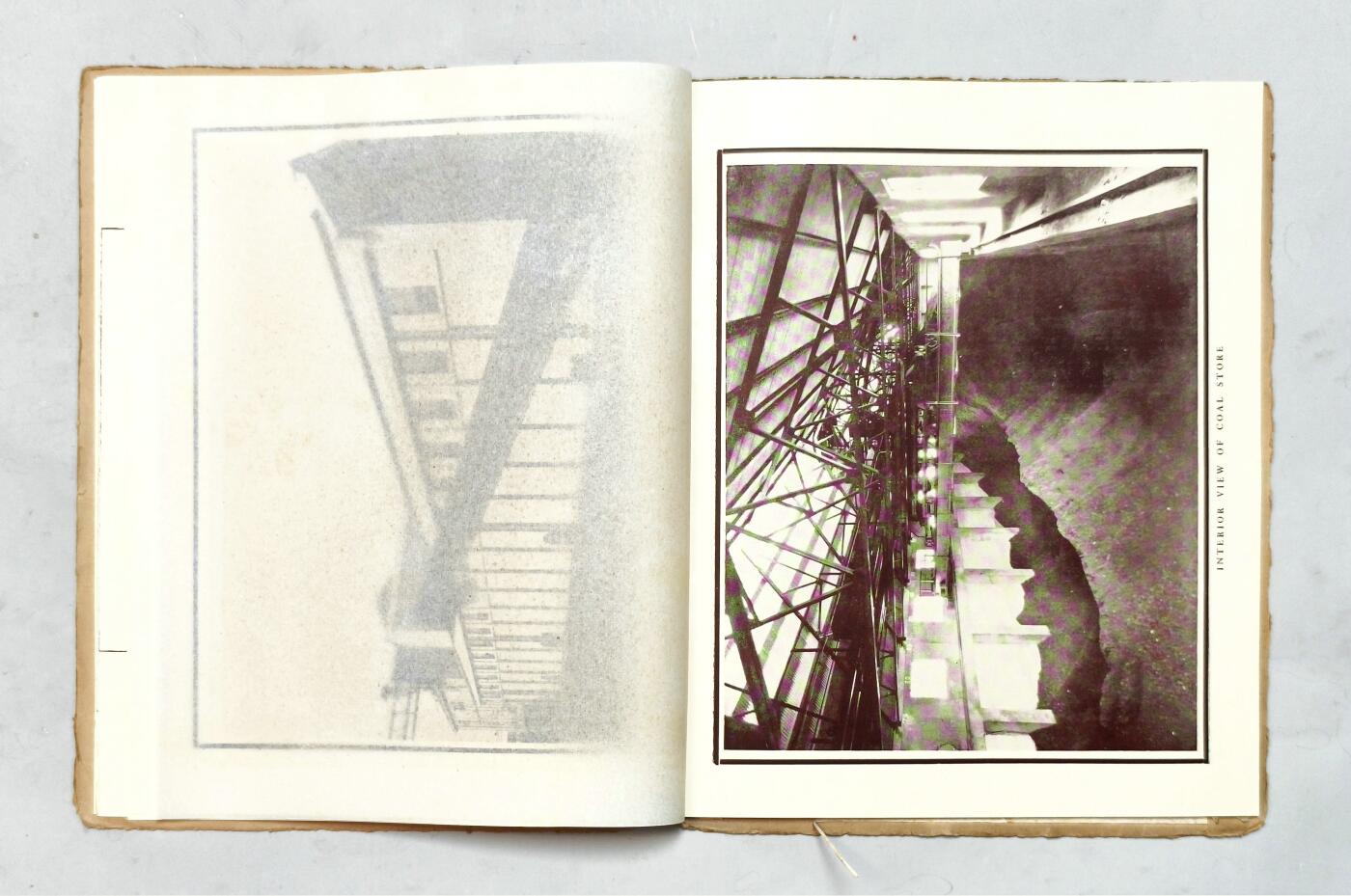 2025年吉藏纸杂文献秋季专场拍卖会 民国二十三年（1934年）英商上海煤气股份有限公司杨树浦煤气厂正式落成典礼英文纪念册一册（内有大量影像资料，如厂区、厂房、机器、设计图等）。 22×28×0.1cm