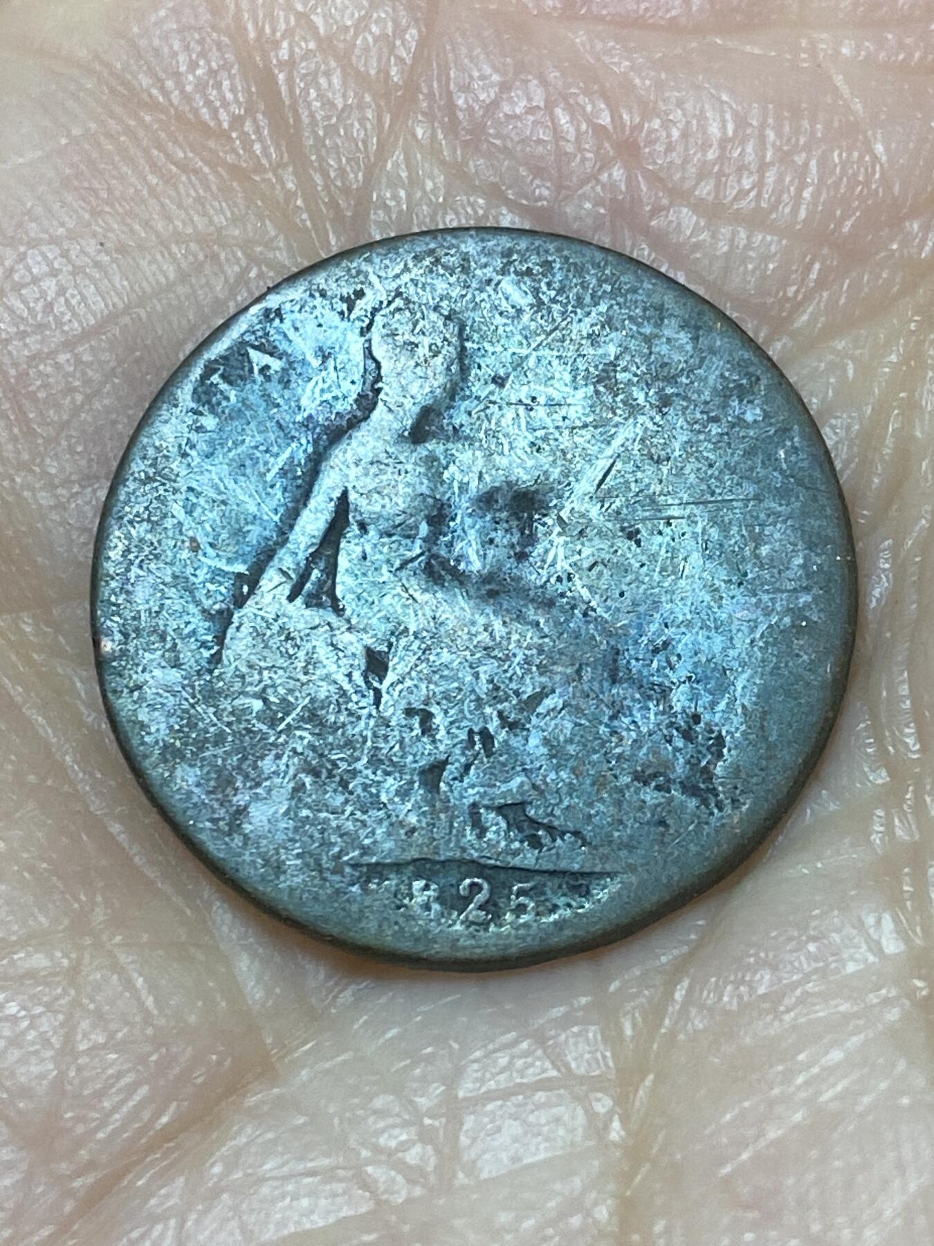 2025年第一百二十六场(总第一百五十二场）外国好品散币(免佣金) 英国🇬🇧1825年1法新(乔治四世时期)