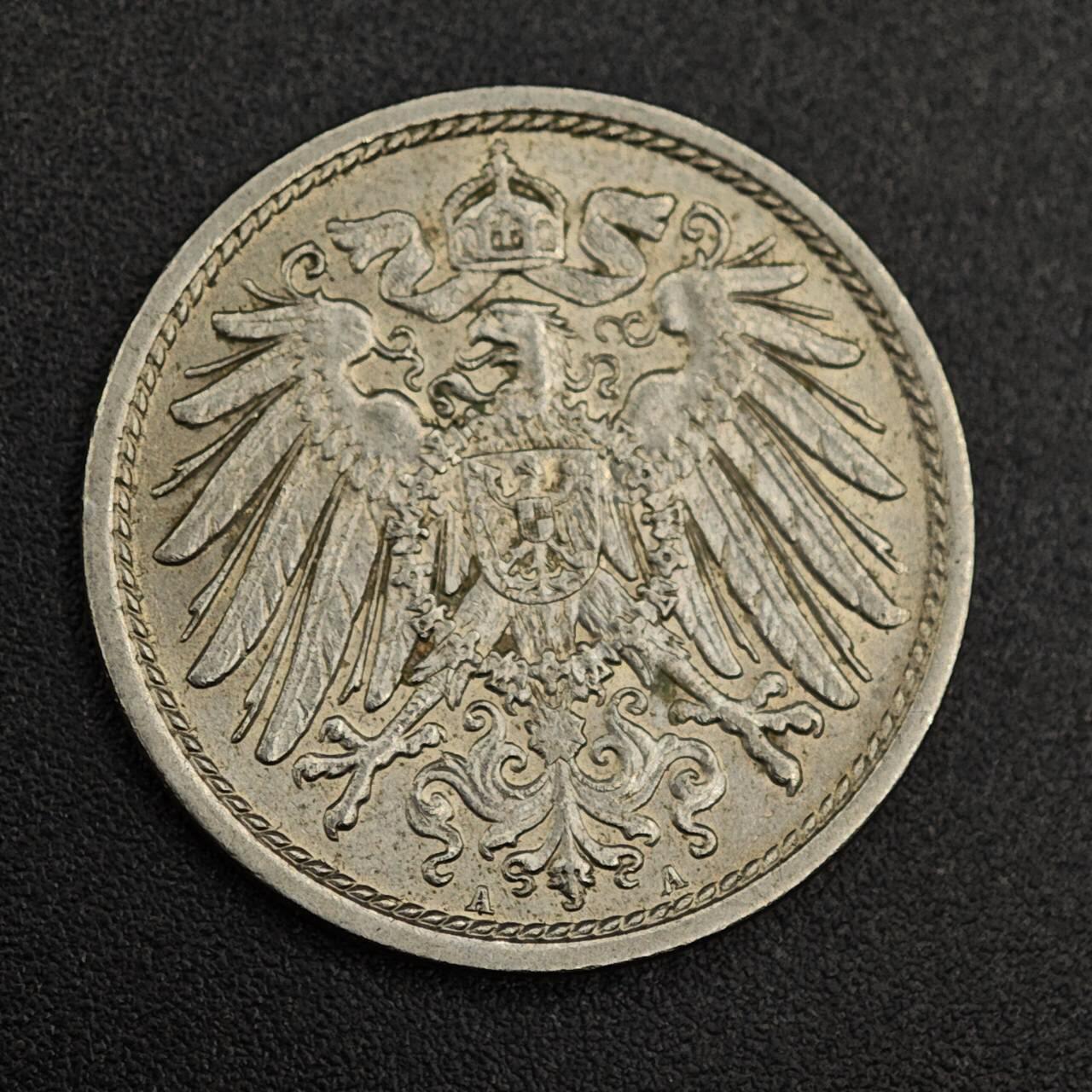 【淘币小摊】实时拍第七百九十三拍   散币场   满百包邮可预留二周 每周一统一发货   德国1911年5芬妮镍币