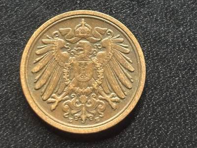 邮泉阁限时拍卖第三十五场 德国硬币专场（硬币在国外。请付邮费6元。） - 德意志帝国1912年1芬尼E版