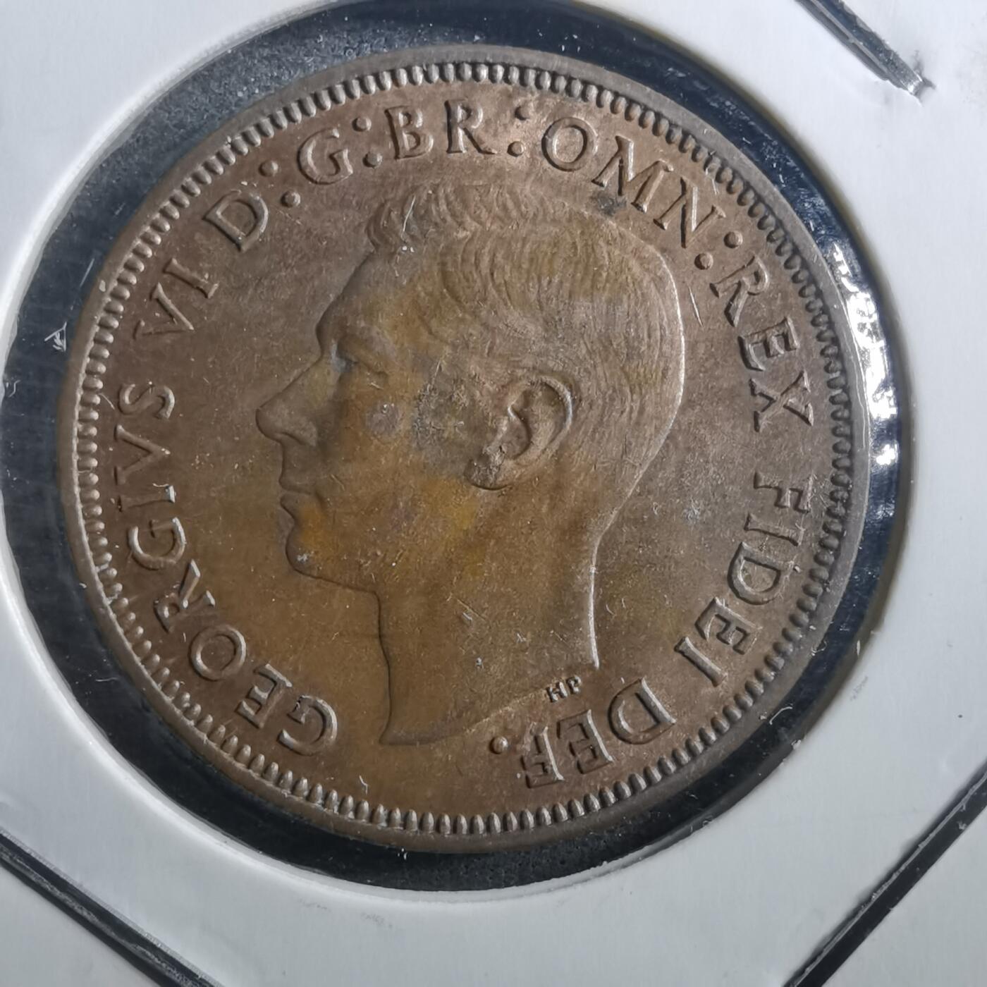 沼泽如烟--第898场 英国1950年半便士