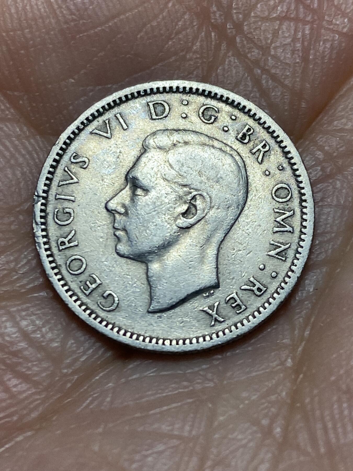 2025年第一百二十六场(总第一百五十二场）外国好品散币(免佣金) 英国🇬🇧1950年6便士(乔治六世第三版)