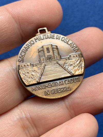 《竞宝斋》第436场 周日，周一2场连拍 （全场包邮） - 奥斯拉维纳反抗运动纪念章 9.8克 28.4mm