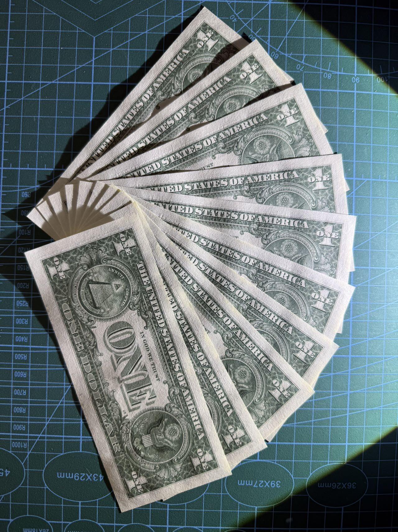 【炜奕收藏】，第五十期 2021年美国1美元补号标十，UNC品相