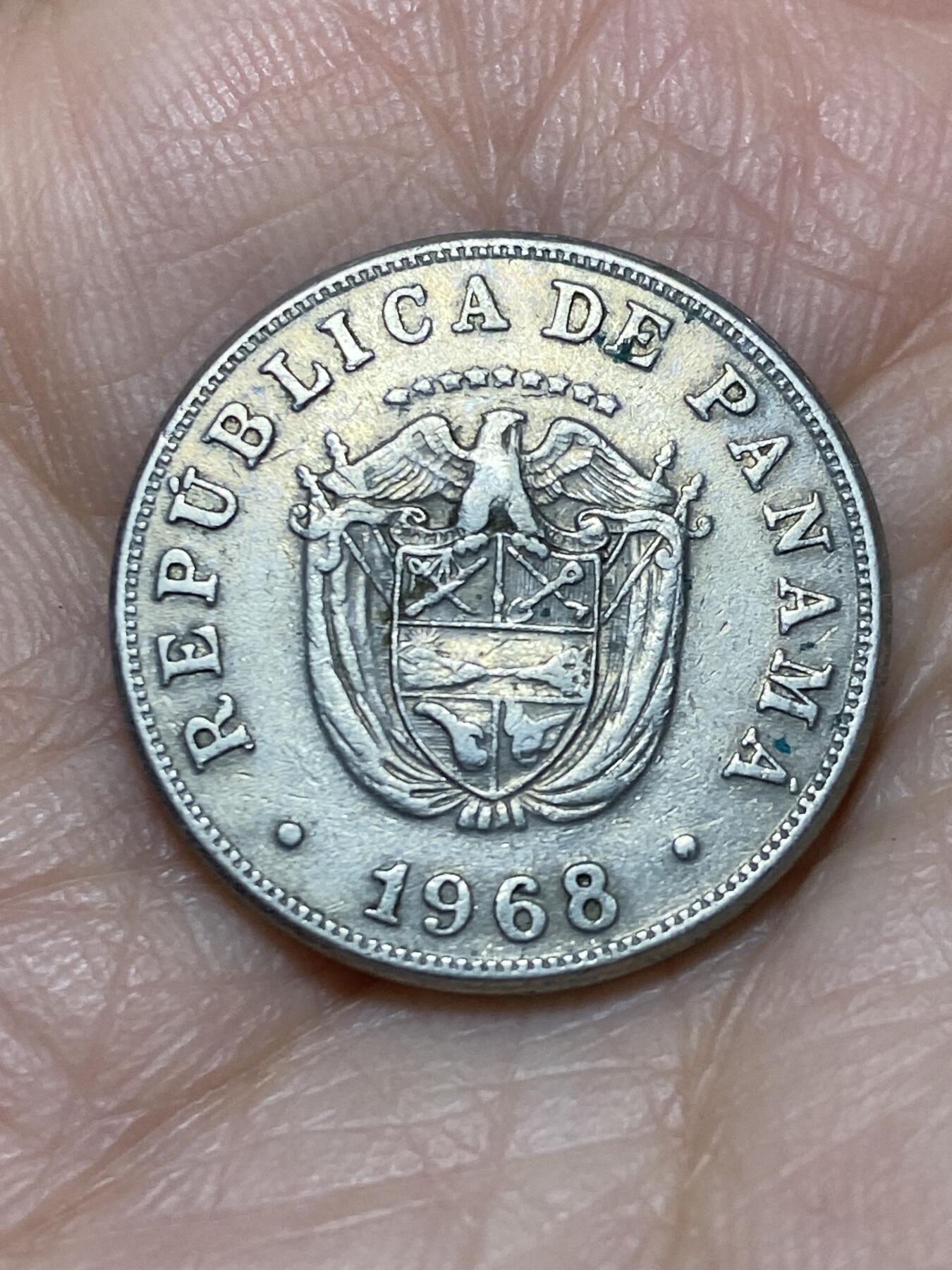 2025年第一百二十六场(总第一百五十二场）外国好品散币(免佣金) 巴拿马🇵🇦1968年5分