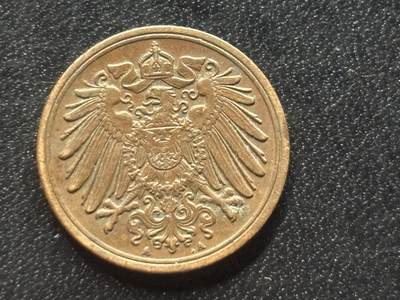 邮泉阁限时拍卖第三十五场 德国硬币专场（硬币在国外。请付邮费6元。） 德意志帝国1916年1芬尼A版