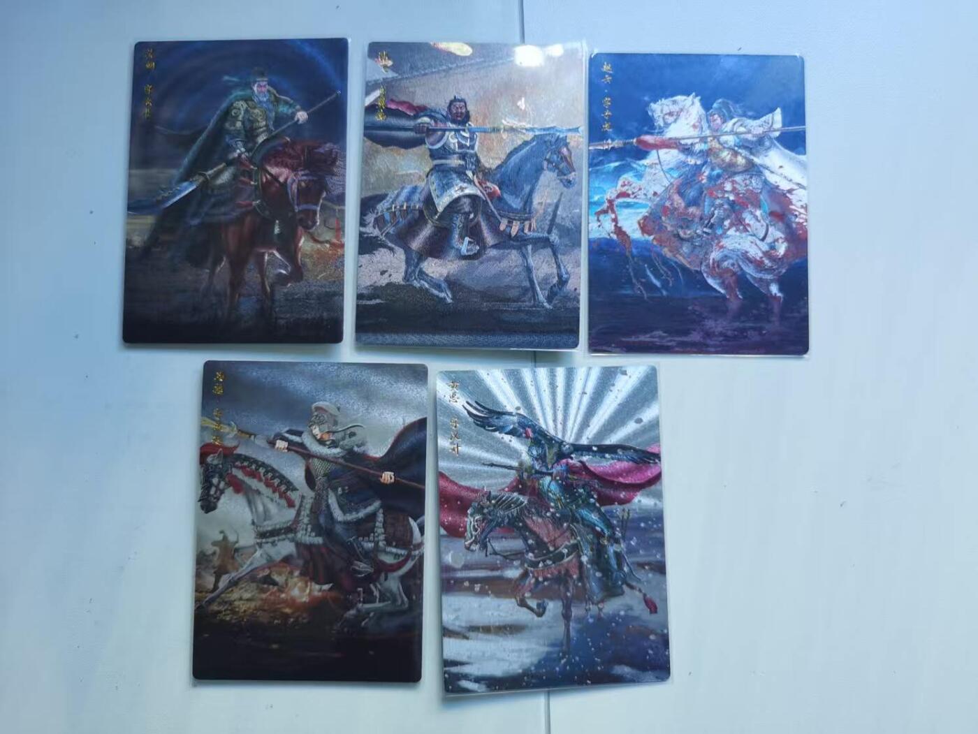 光影卡牌第25期，各家亲签，各家套卡，持续收拍品 卡德曼五虎粗闪一套