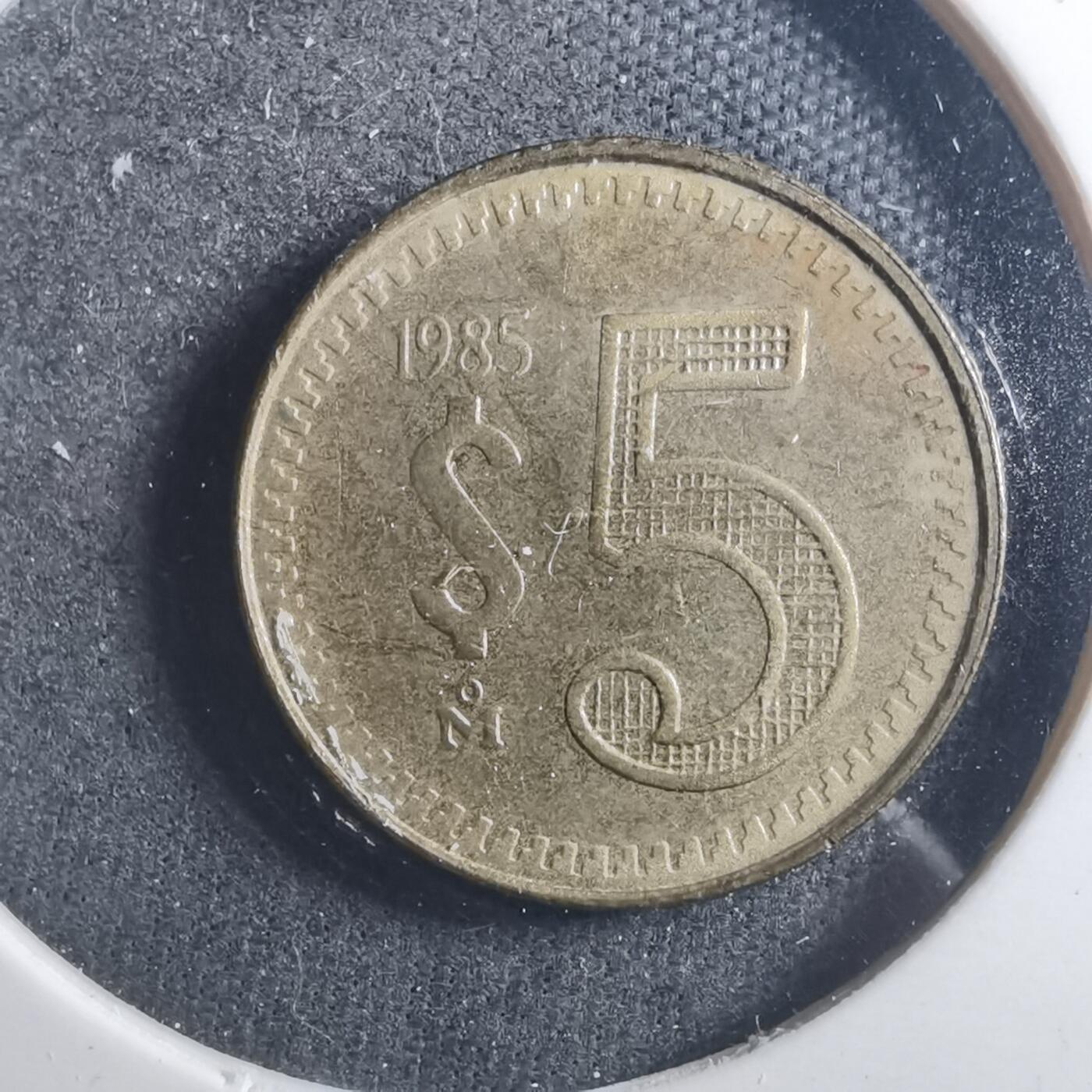 沼泽如烟--第896场 墨西哥1985年5比索