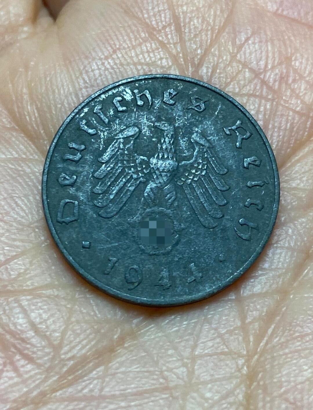 2025年第一百二十六场(总第一百五十二场）外国好品散币(免佣金) 德意志第三帝国1944年10芬尼(A标，柏林造)