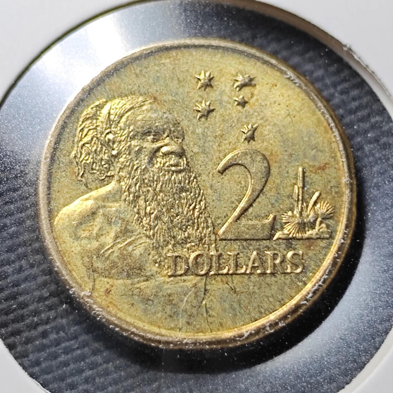 KK钱币收藏小铺  第367场  2月预留时间 周末发货  澳大利亚2元 好品