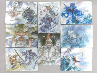 龙虎卡牌第六三场 （无佣金，周六结拍，欢迎送拍） - 冷烫粗闪8张 将魂-戚继光