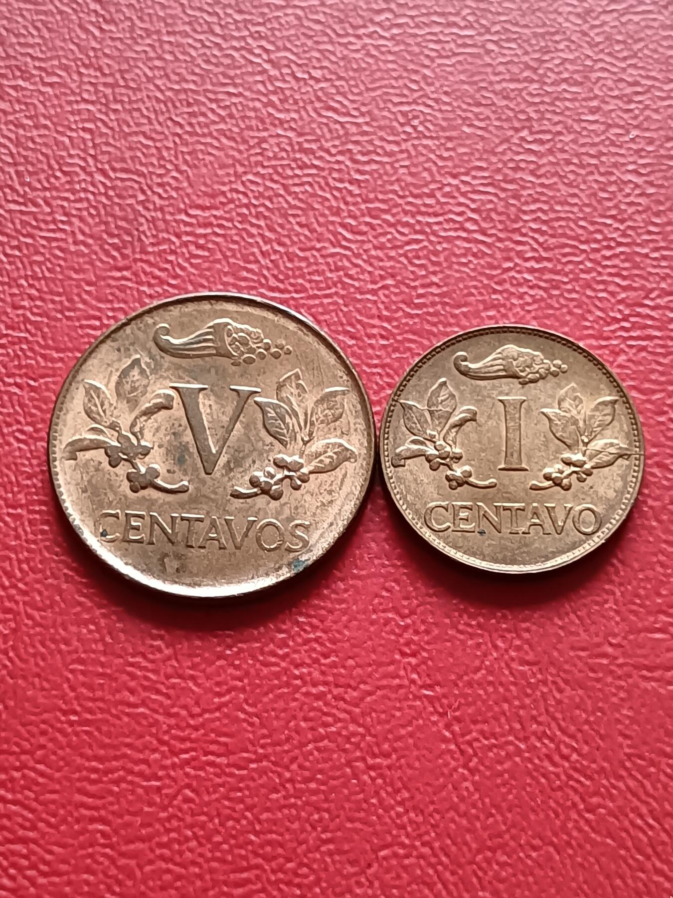 【云涧收藏】第七十八场 哥伦比亚1969年1分、1971年5分2枚